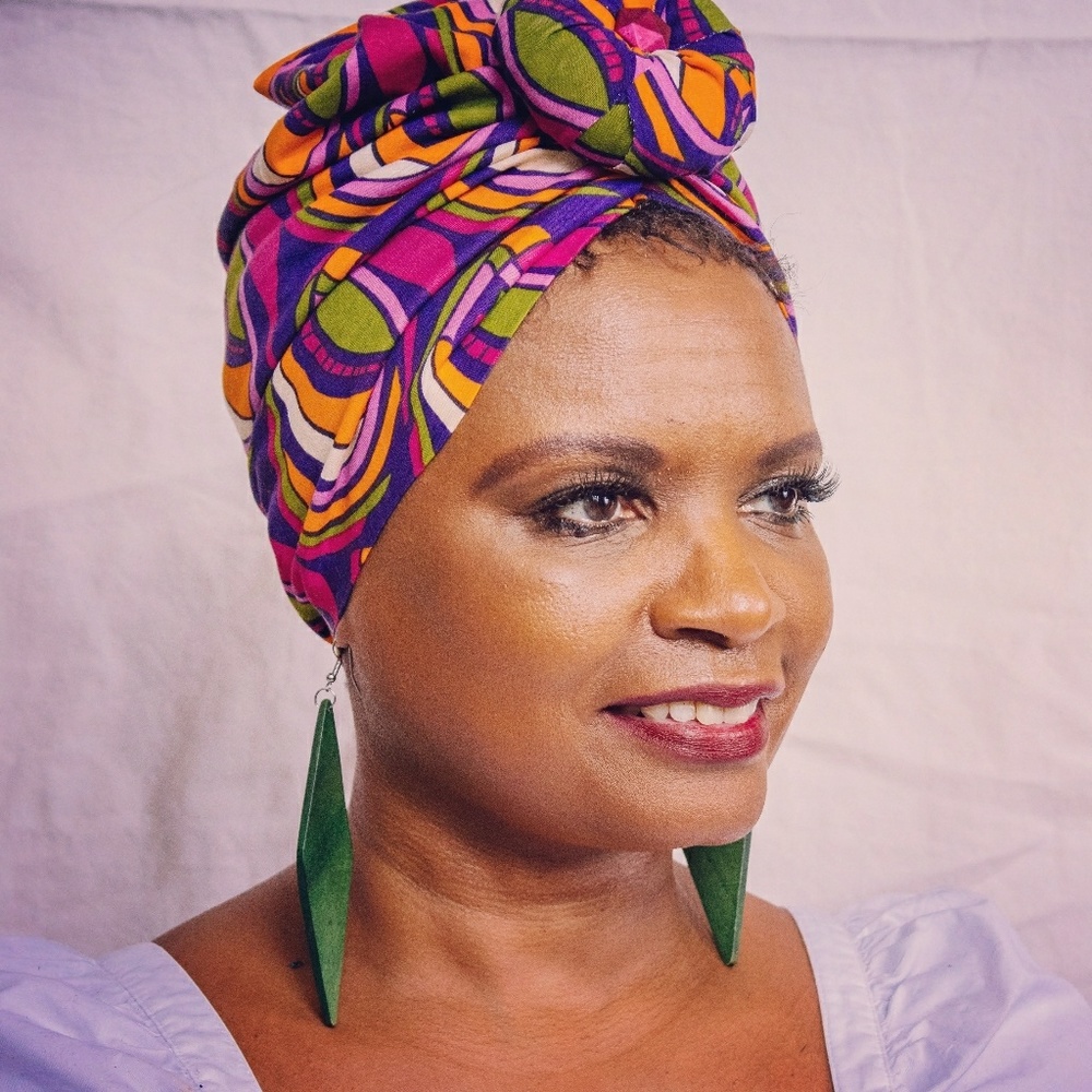 SOLD Pre-tied Headwrap